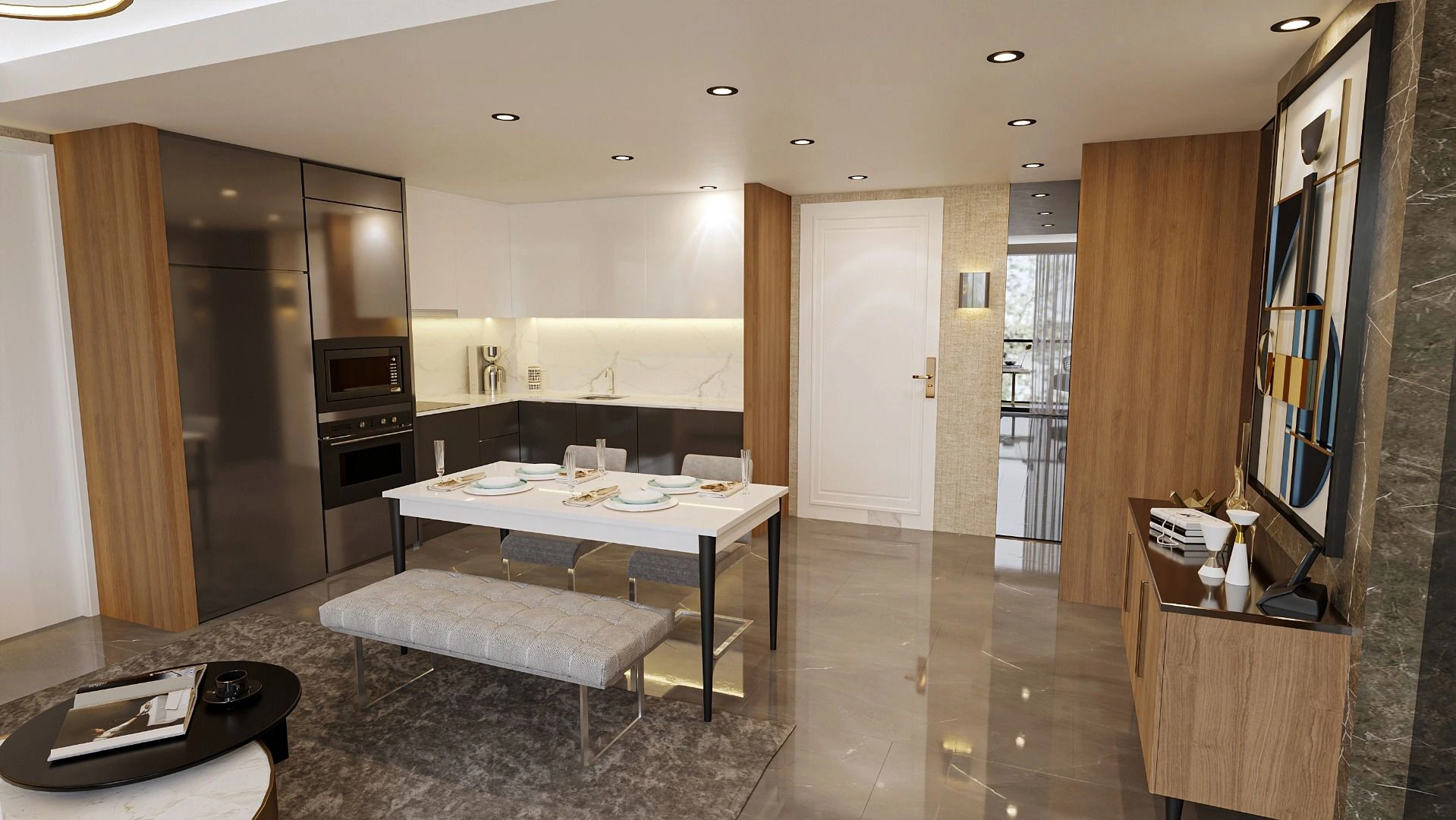 Luxurious complex in the center of Iskele