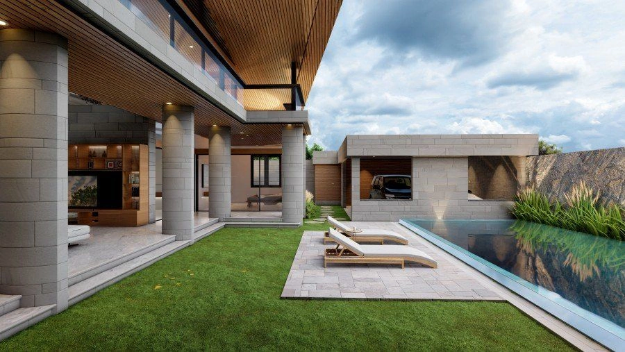 Large villa in South Depansar, in the Sanur area on a plot of 500 m2