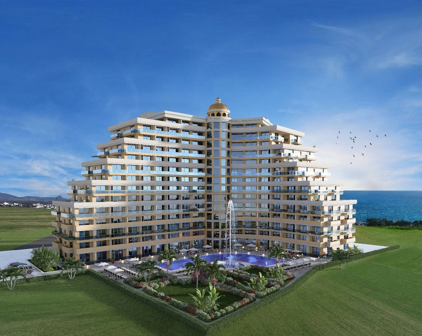 Luxurious residential complex 200 meters from the beach