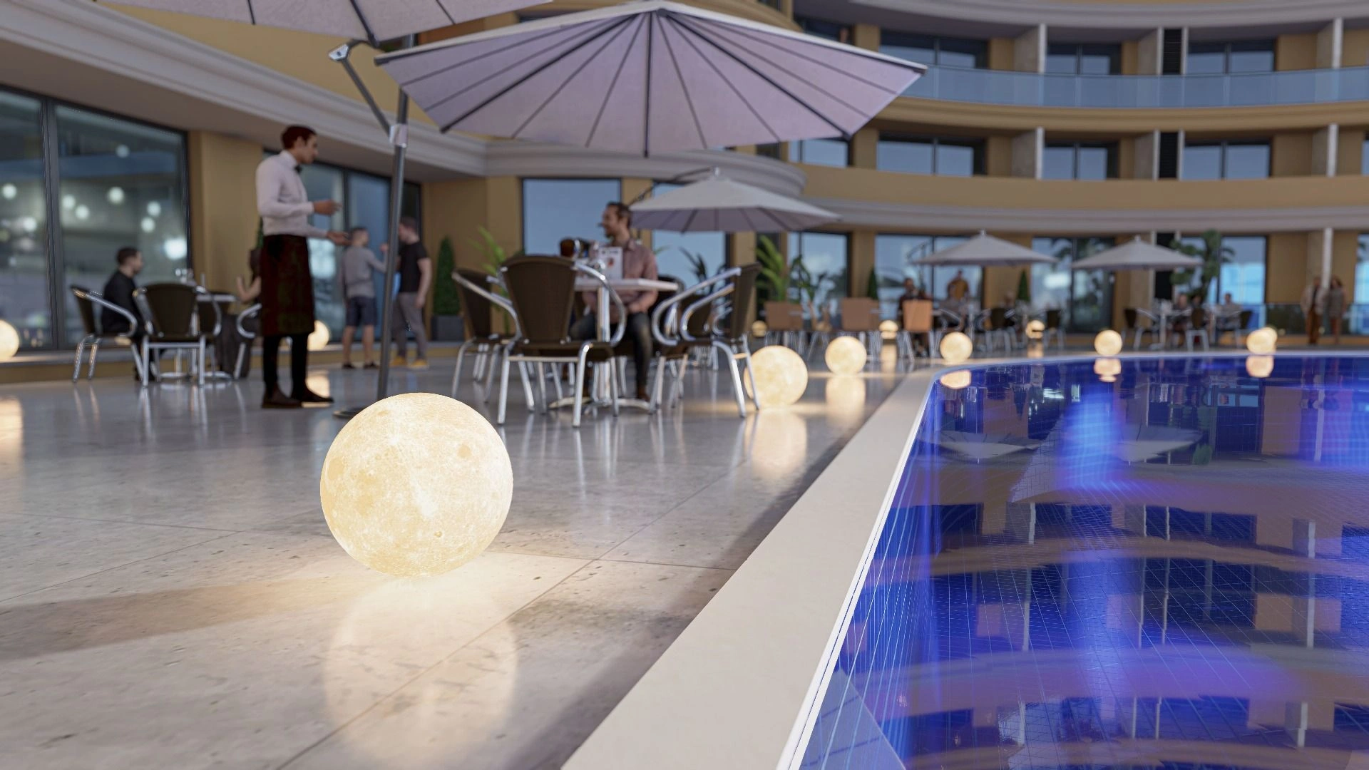 Luxurious residential complex 200 meters from the beach