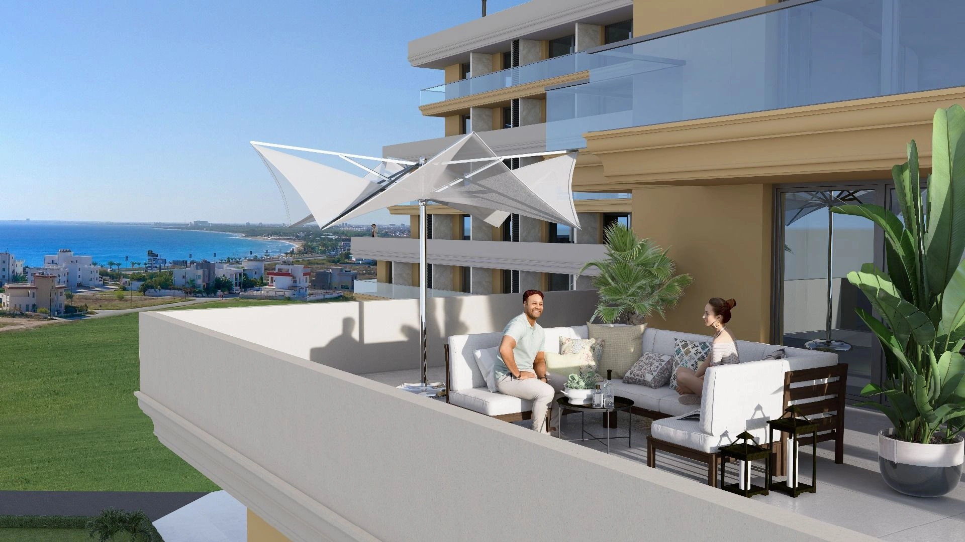 Luxurious residential complex 200 meters from the beach