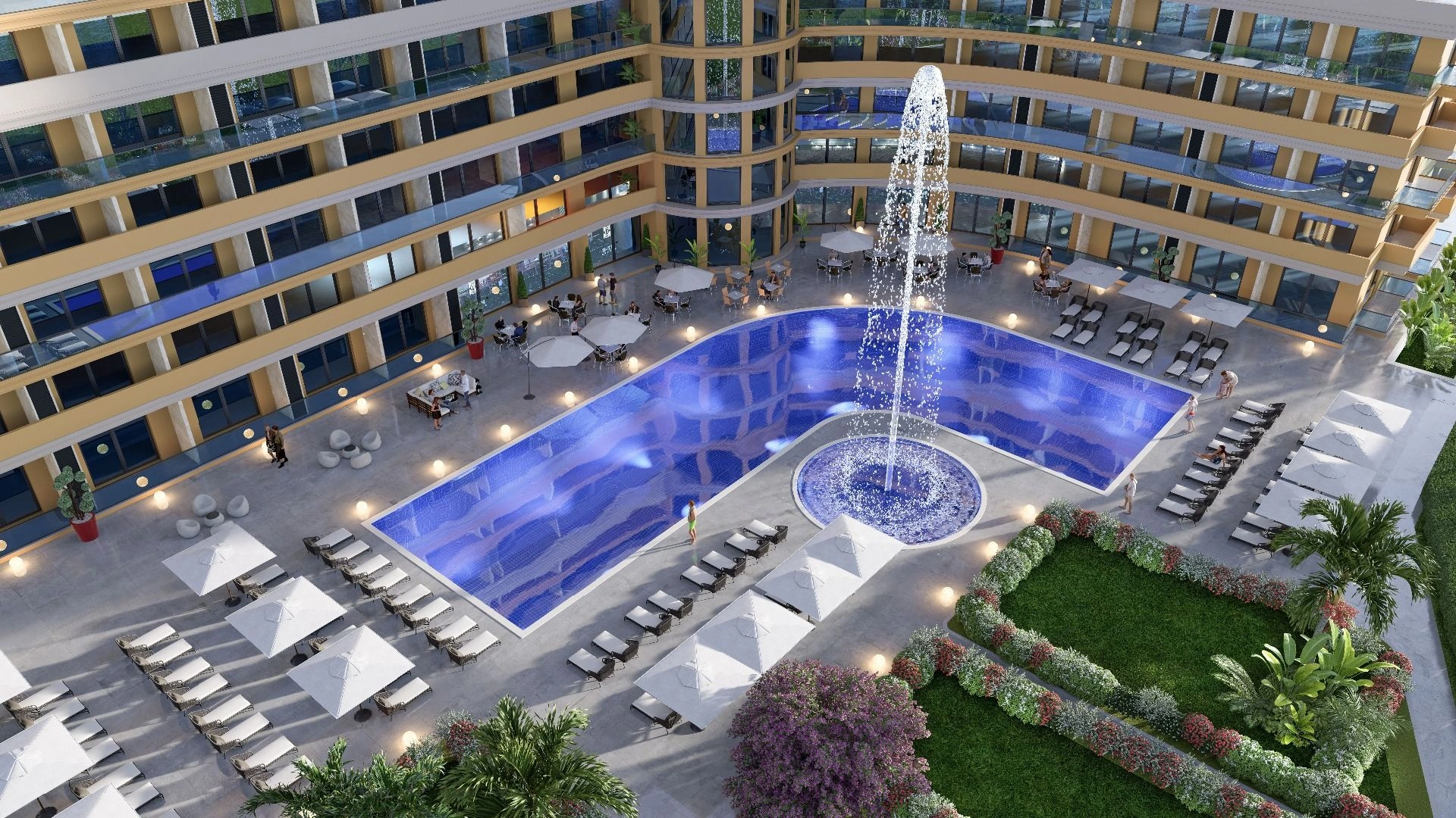 Luxurious residential complex 200 meters from the beach