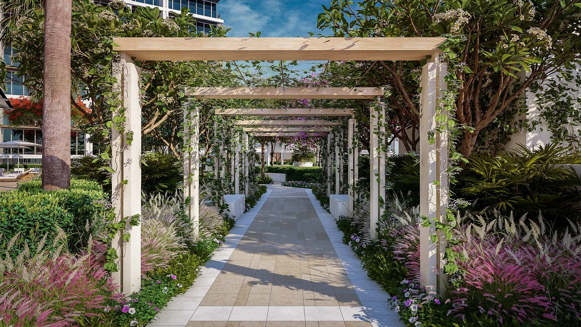 Premium complex of two 52-story skyscrapers