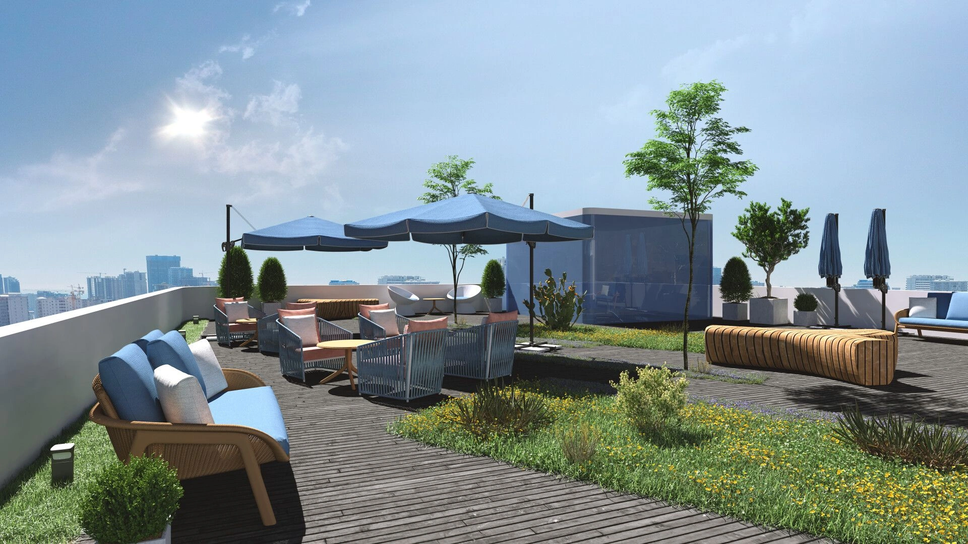 Nuevo complejo residencial moderno y premium