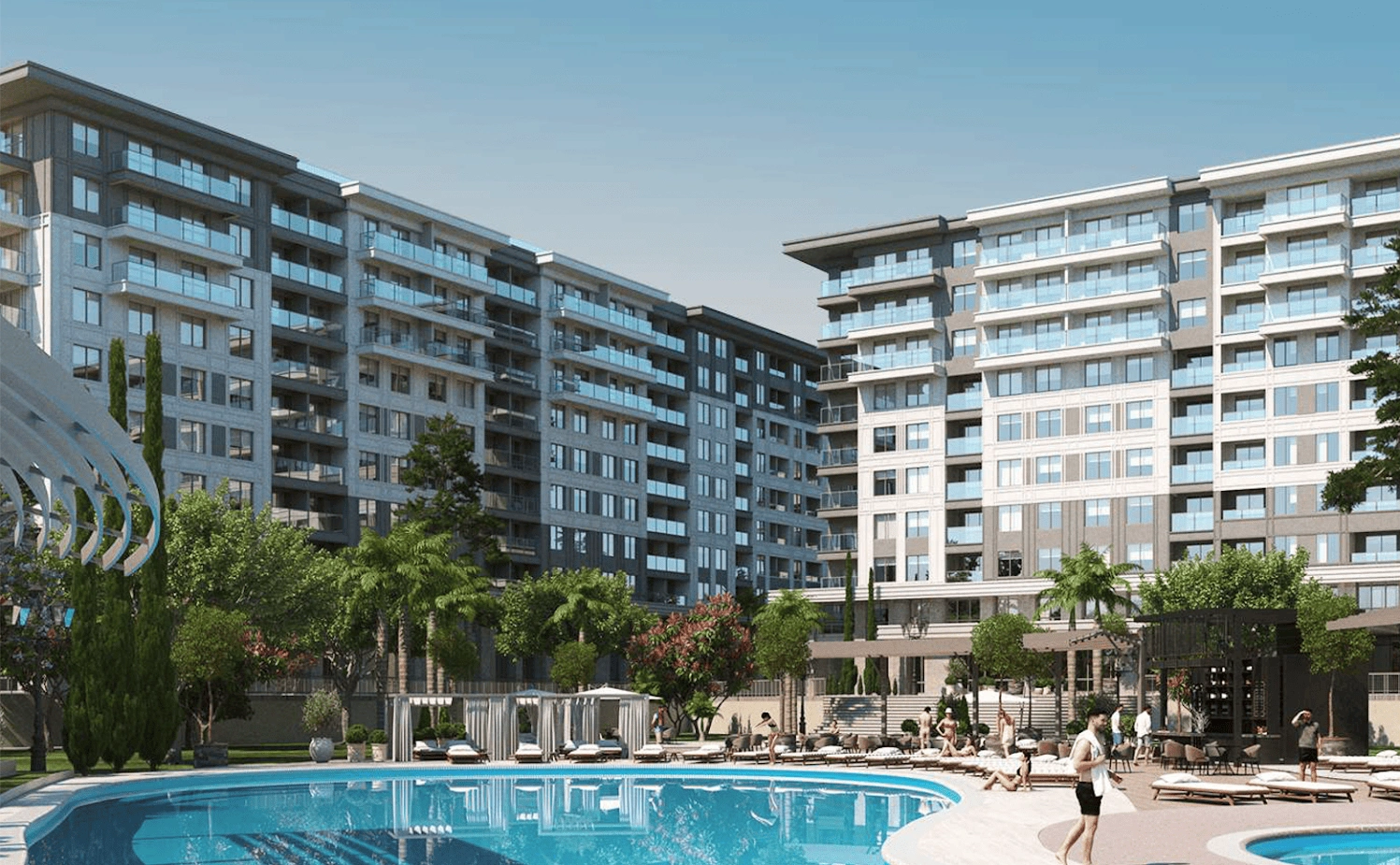 Apartamentos con vistas impresionantes de las montañas