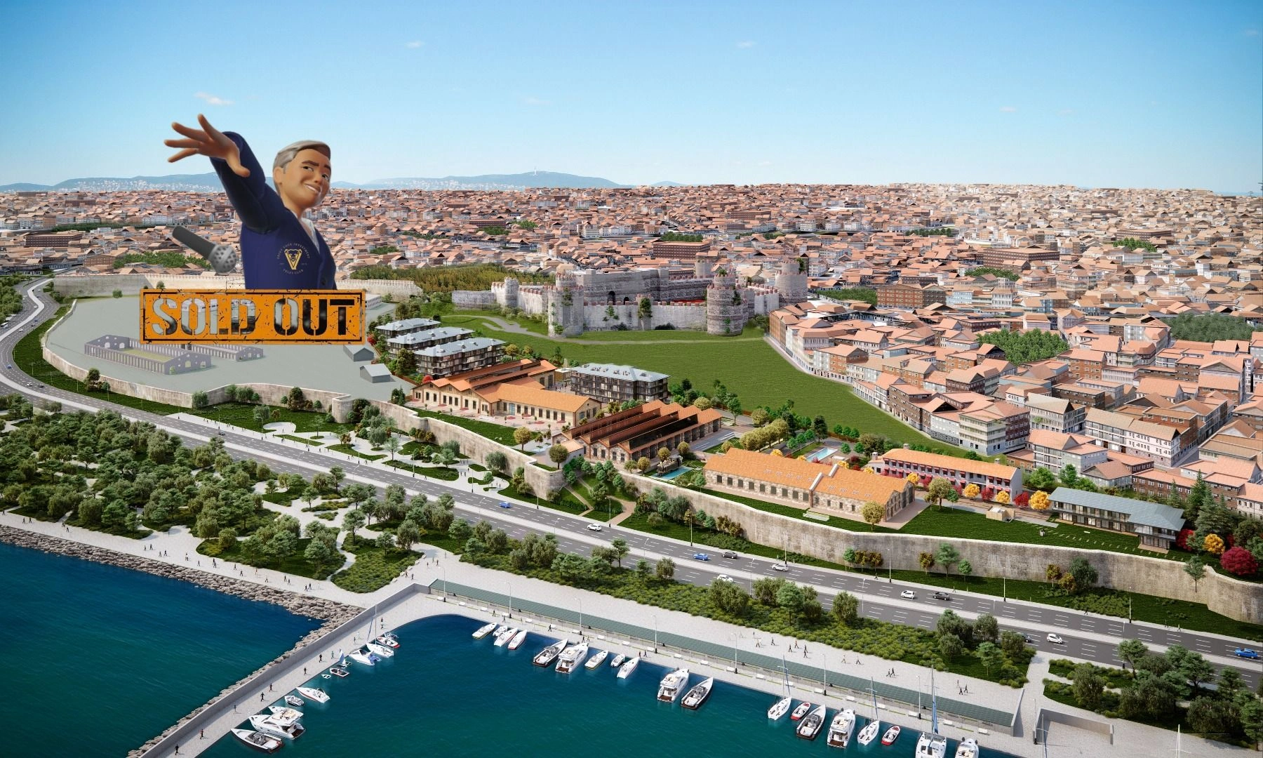 Large-scale reconstruction project on the Fatih Peninsula