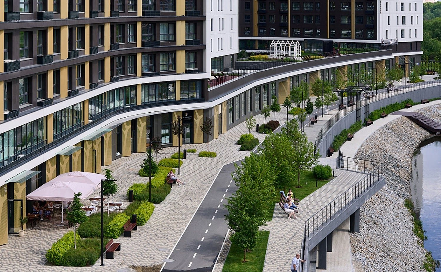 المجمع السكني في منطقة أكتوبر