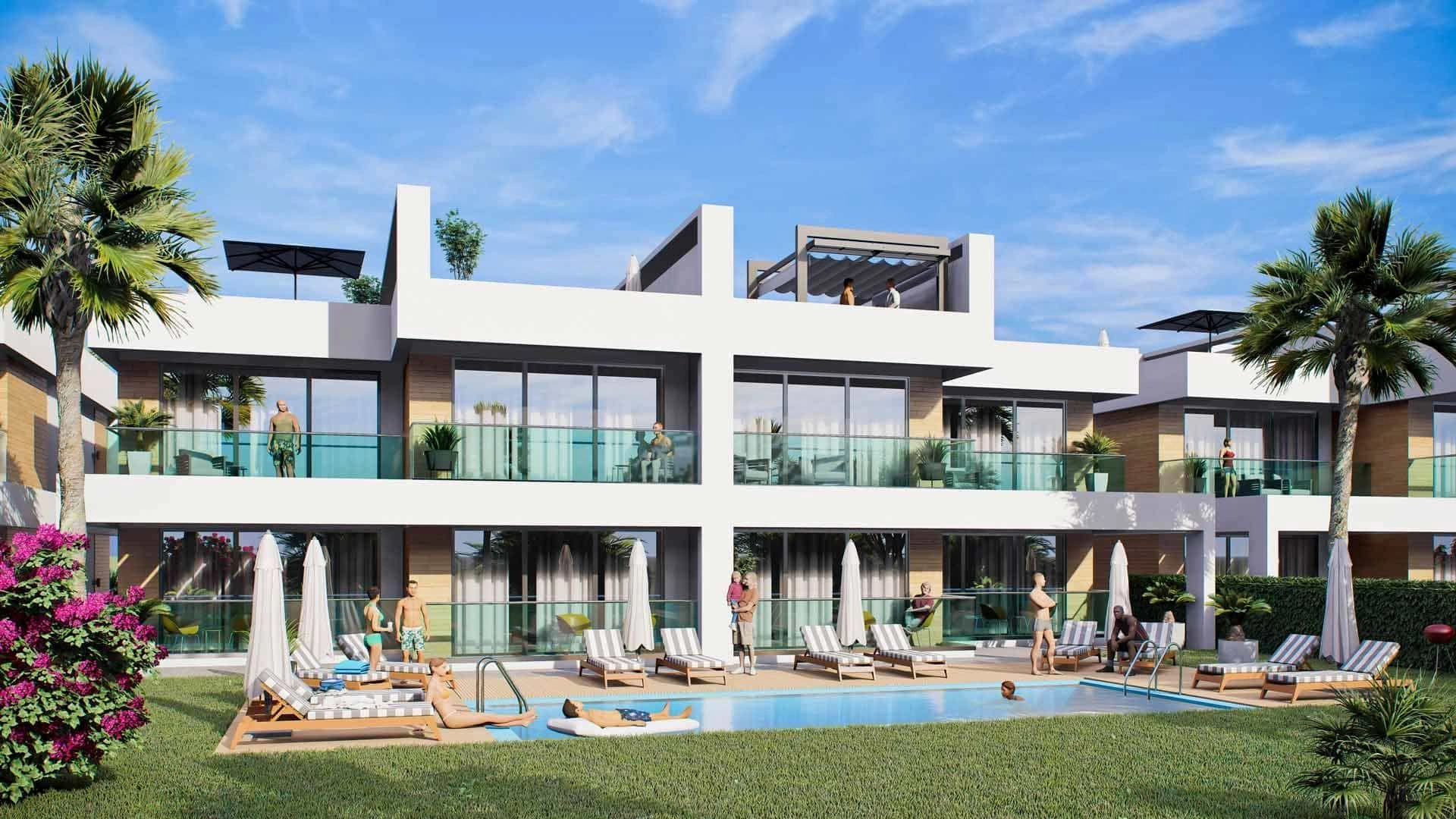 Multifunctional residential complex 300 meters from the beach