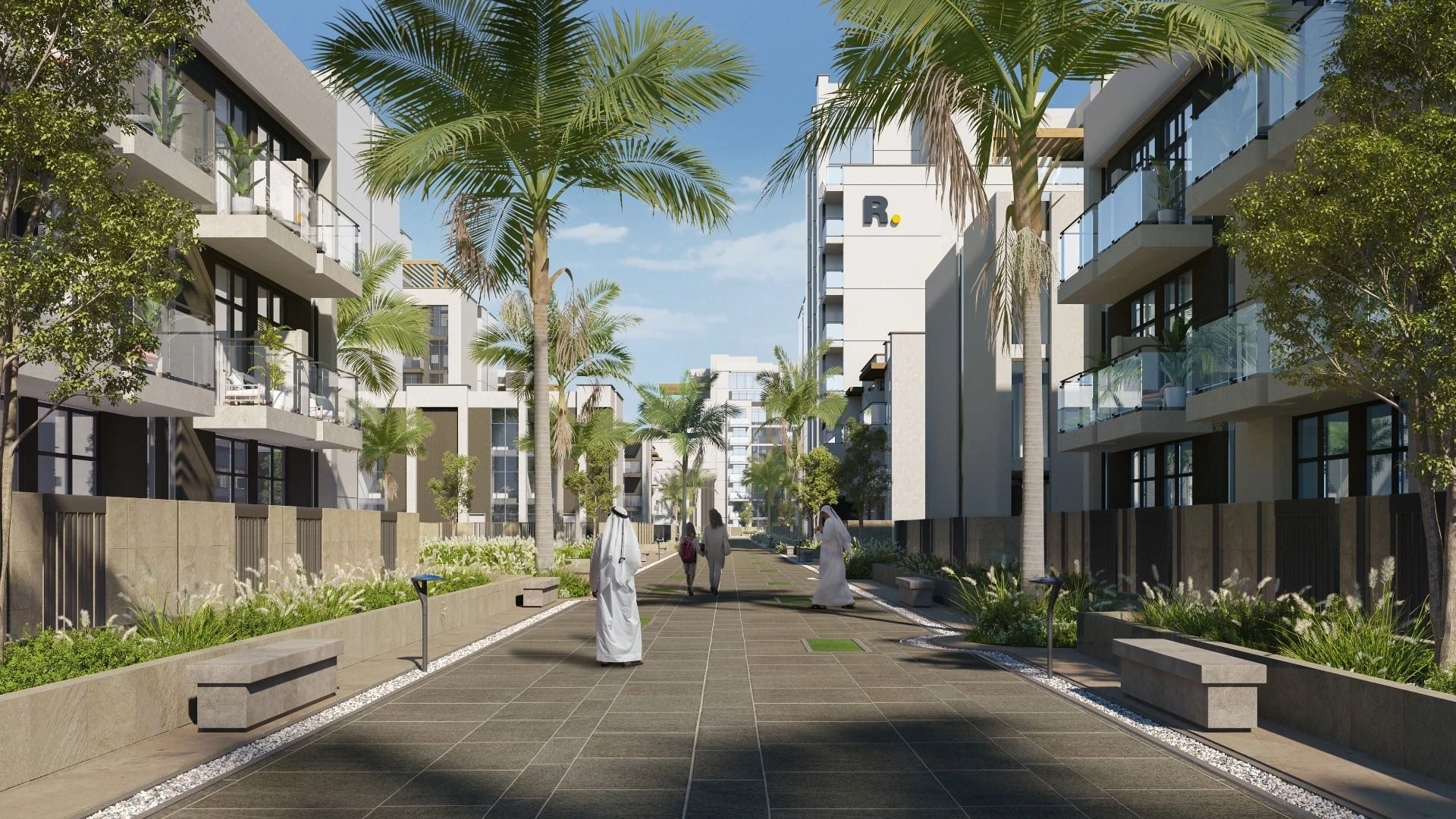 Luxurious project for 844 residences in the UAE Abu Dhabi