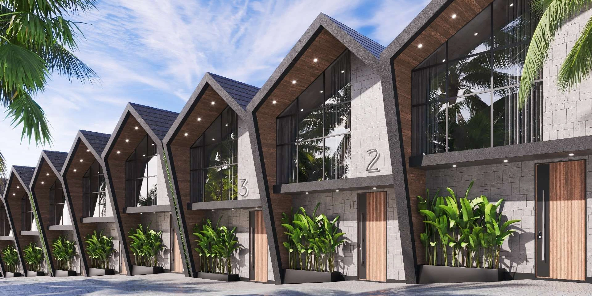 Premium complex of 10 two-bedroom townhouses