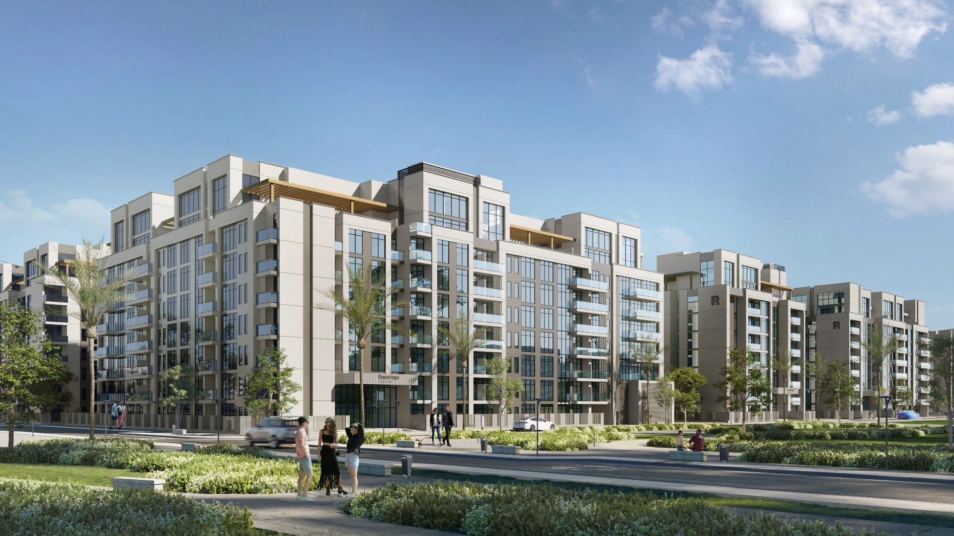 Luxurious project for 844 residences in the UAE Abu Dhabi