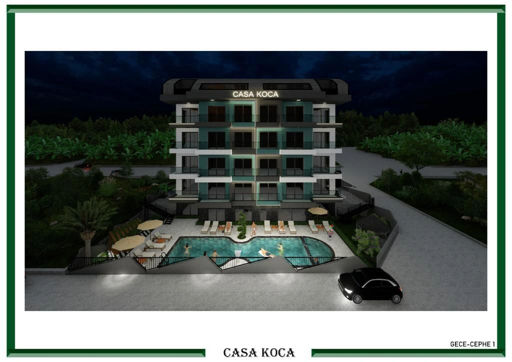 Luxury residential complex in the city of Alanya