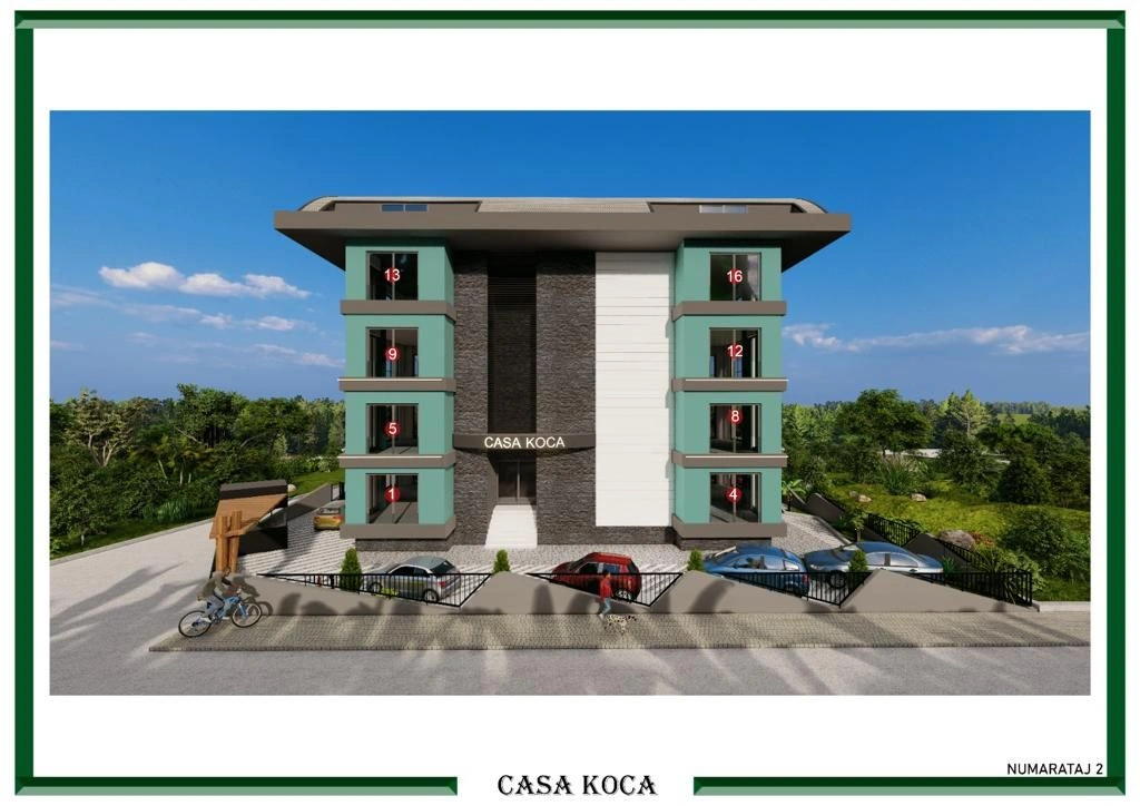 Luxury residential complex in the city of Alanya