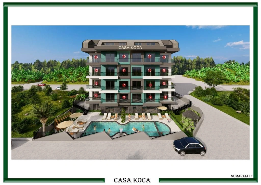 Luxury residential complex in the city of Alanya