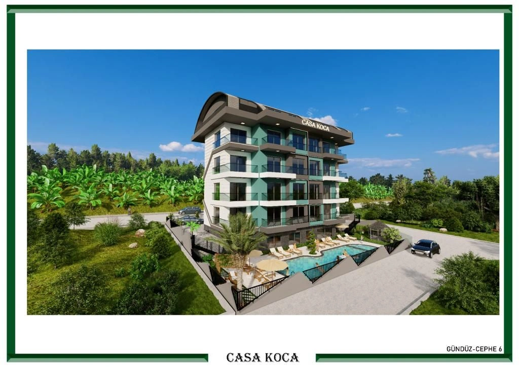 Luxury residential complex in the city of Alanya