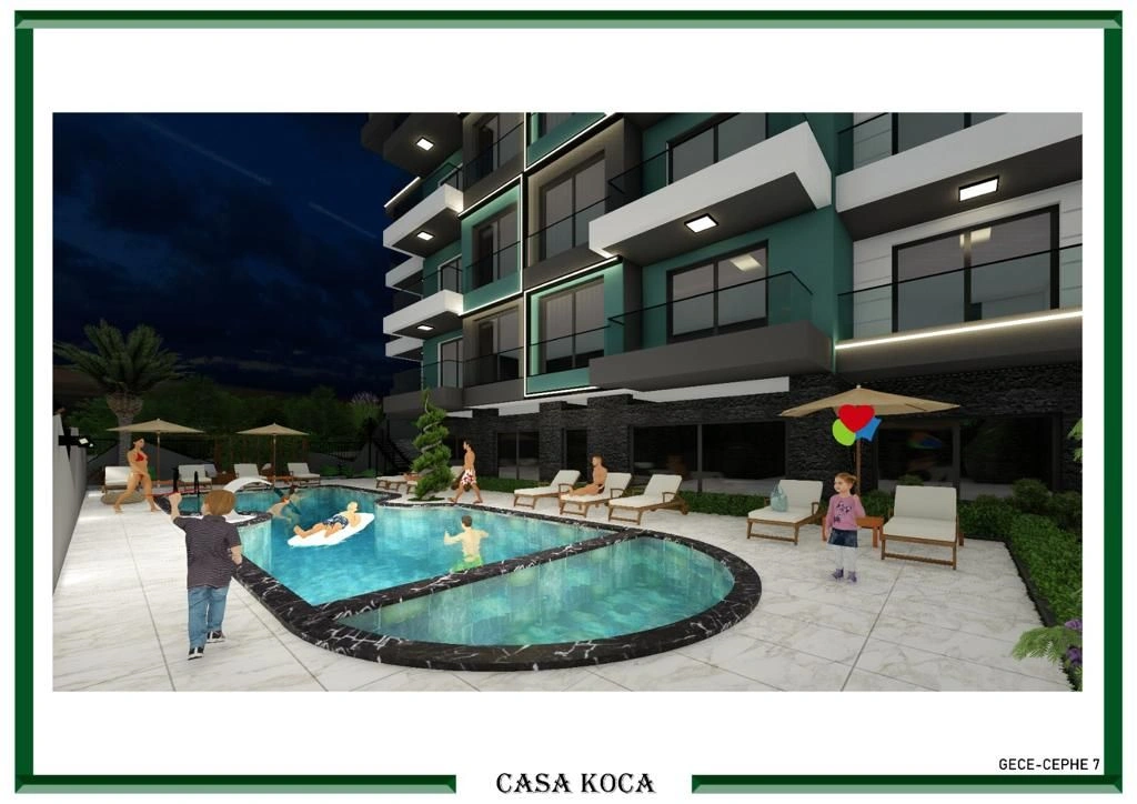 Luxury residential complex in the city of Alanya