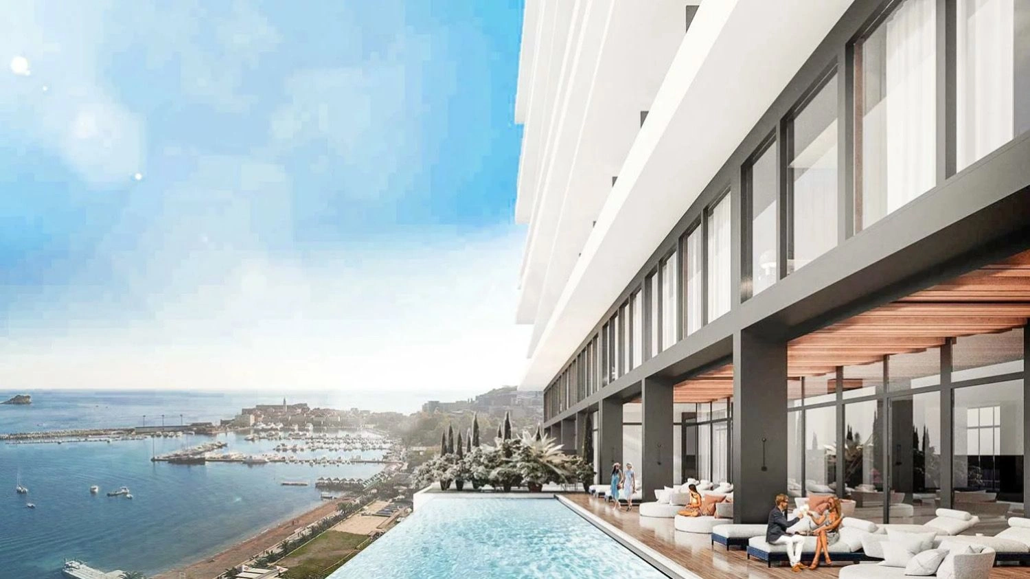 Luxurious 5-star hotel in Budva area of Montenegro