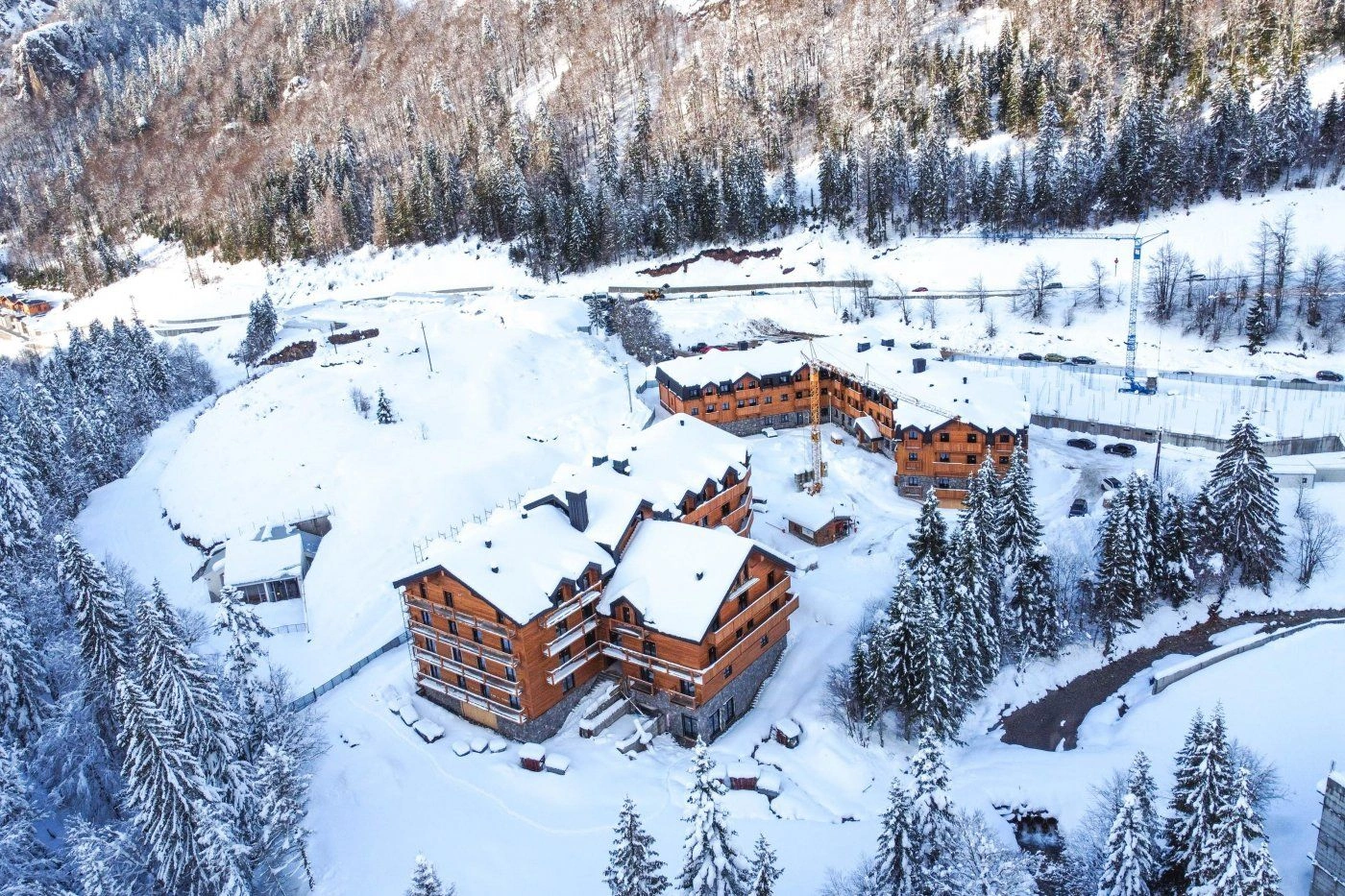 Luxury apartment complex on largest ski cluster in Kolasin