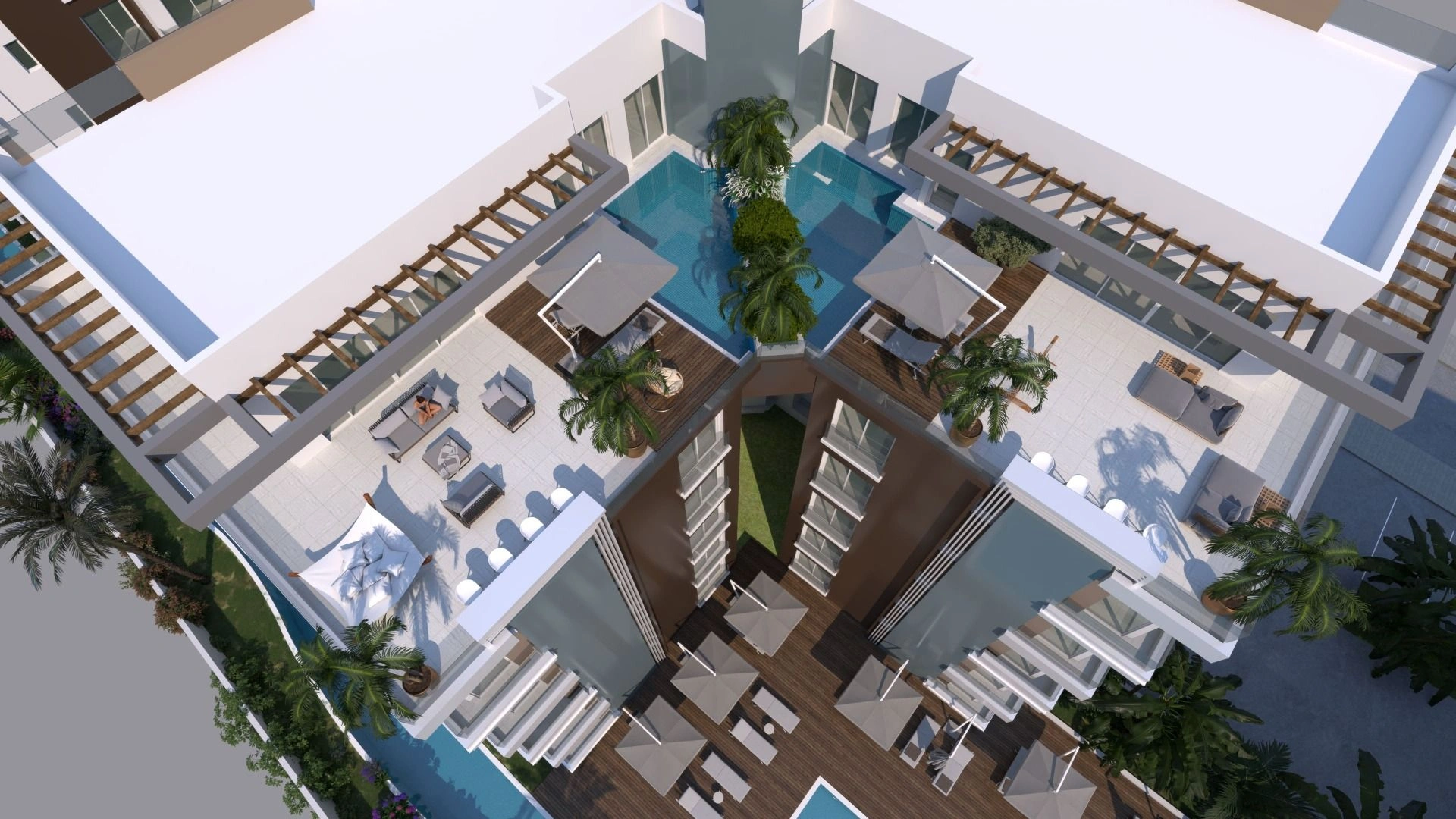 Elite Wohnanlage am Long Beach