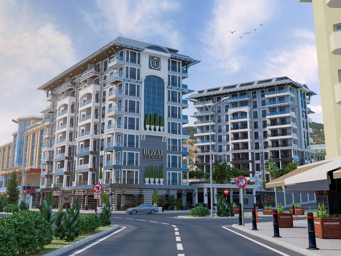 Elite residential complex in center of Alanya
