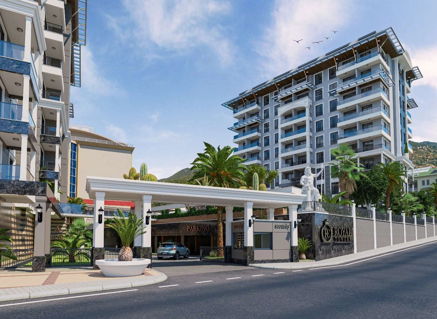 Elite residential complex in center of Alanya