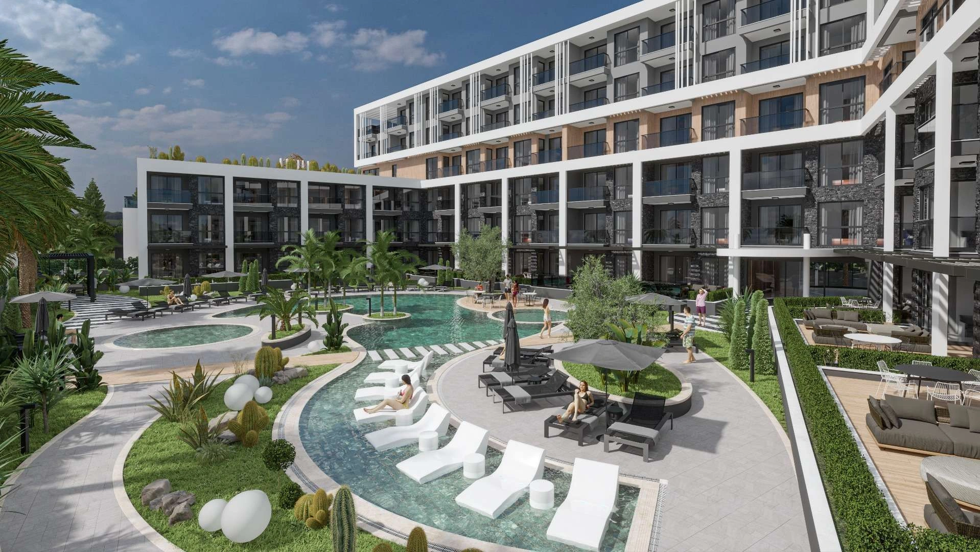 مجتمع آپارتمانی لوکس در آنتالیا