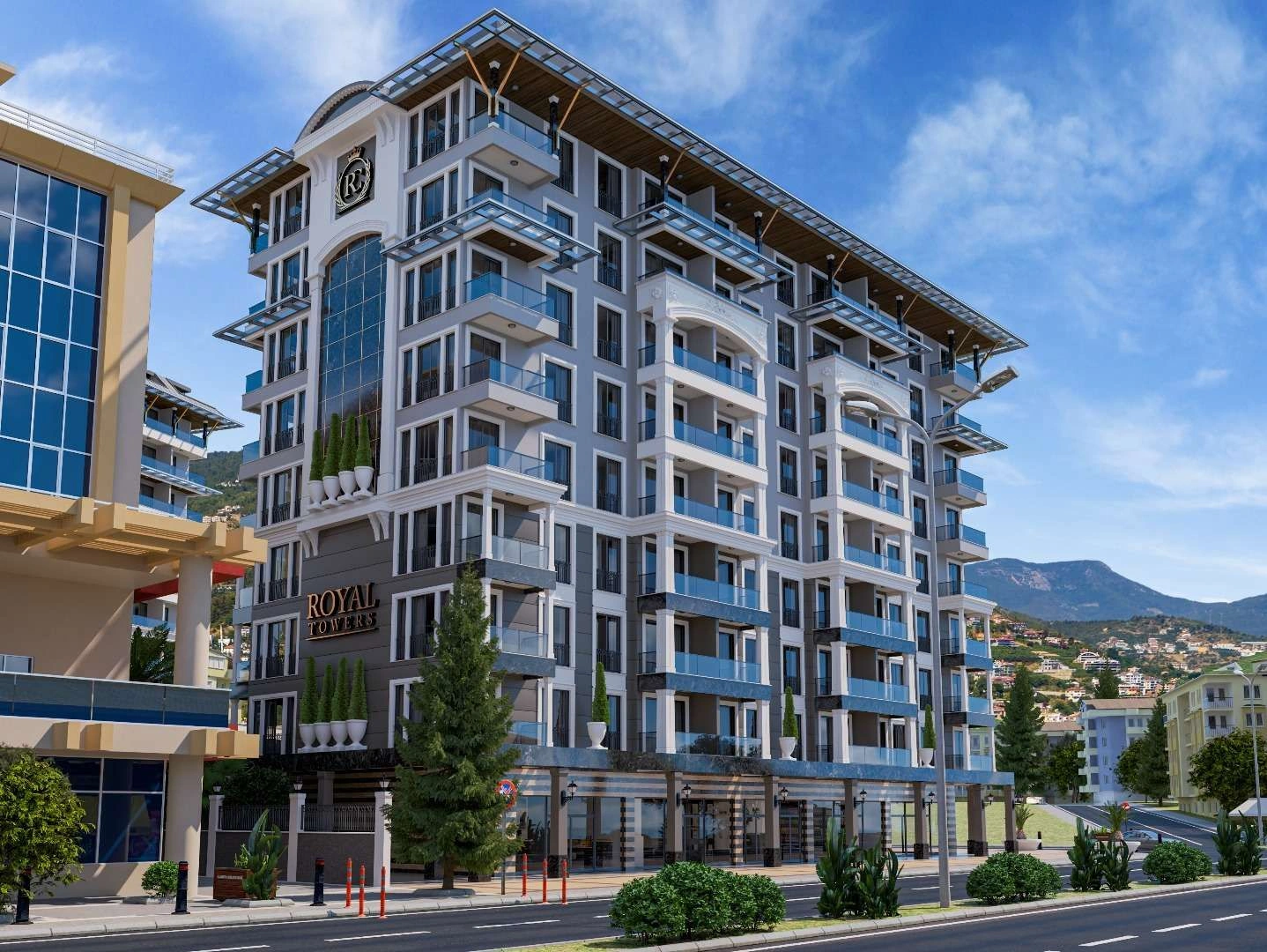 Elite residential complex in center of Alanya
