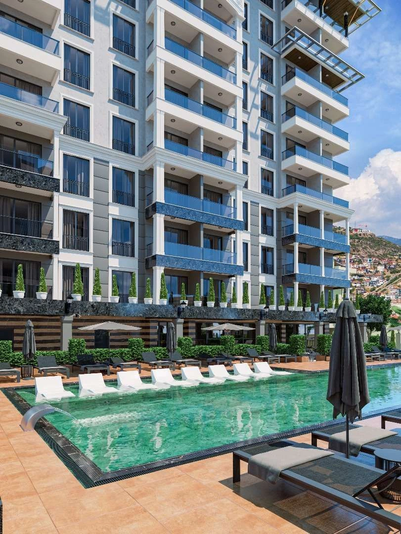 Elite residential complex in center of Alanya