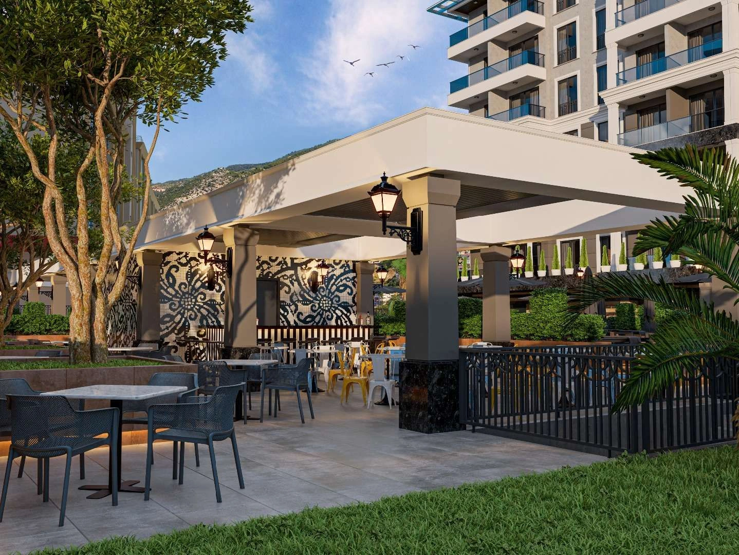 Elite residential complex in center of Alanya