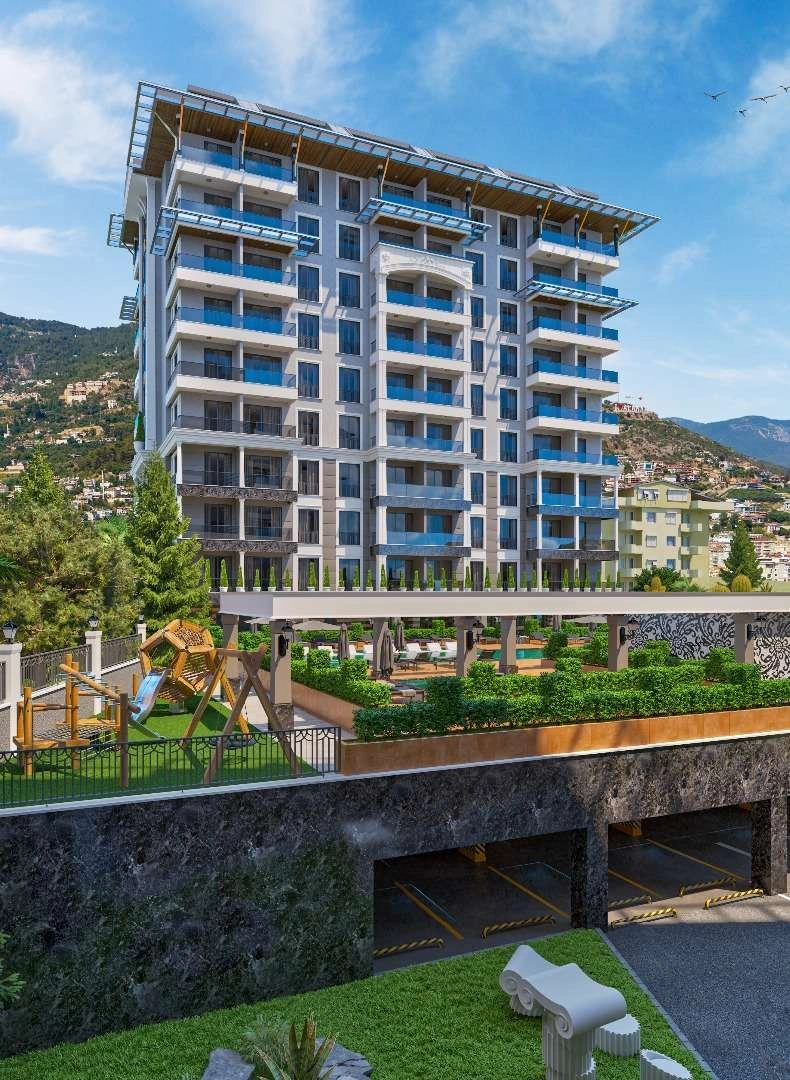 Elite residential complex in center of Alanya