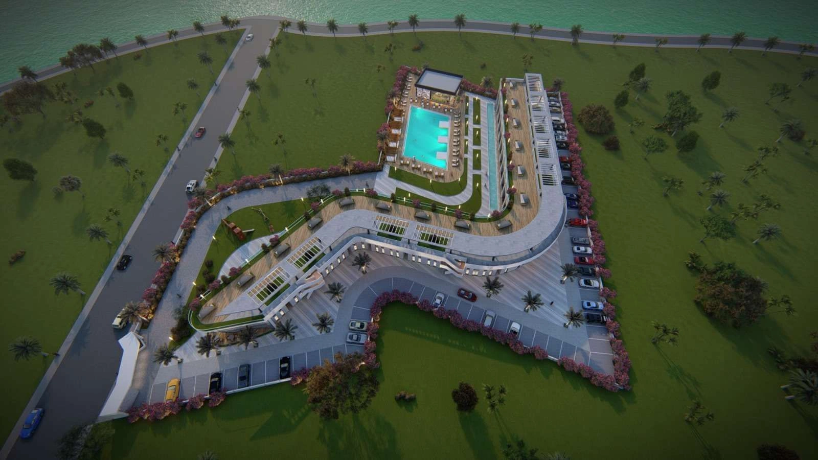 Project on coastline in Lapta area of Northern Cyprus