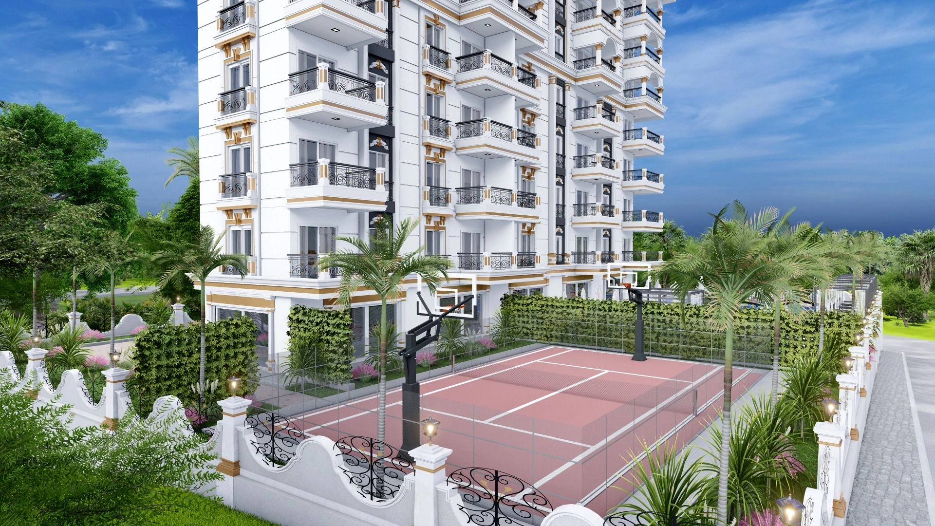 Luxury residential complex in Alanya Turkey