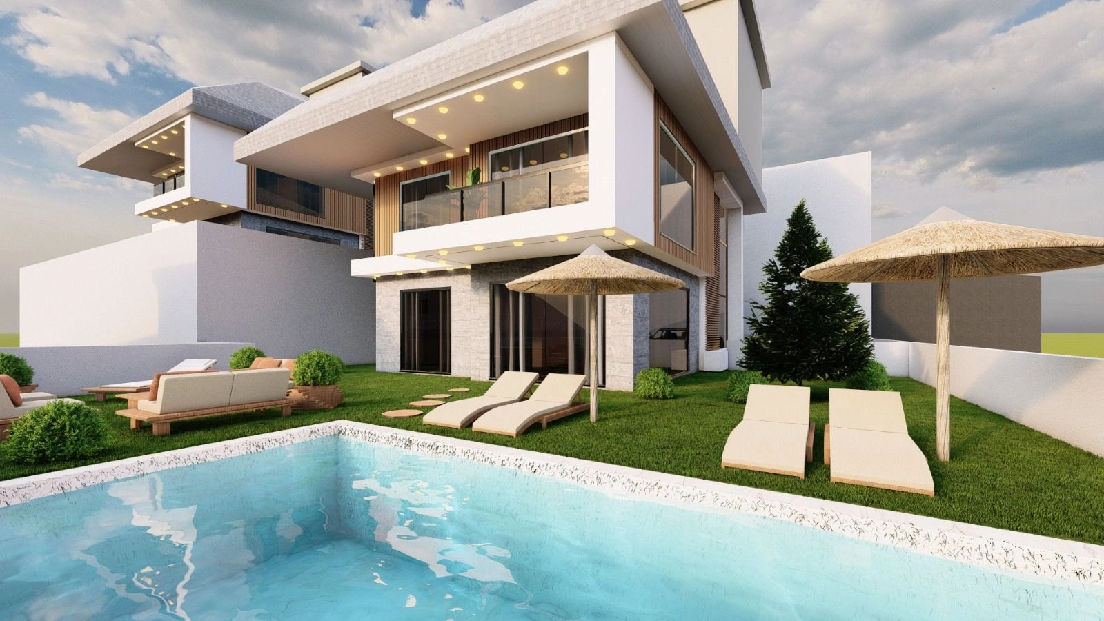 Complejo de villas elite en la zona de Bektas, Alanya
