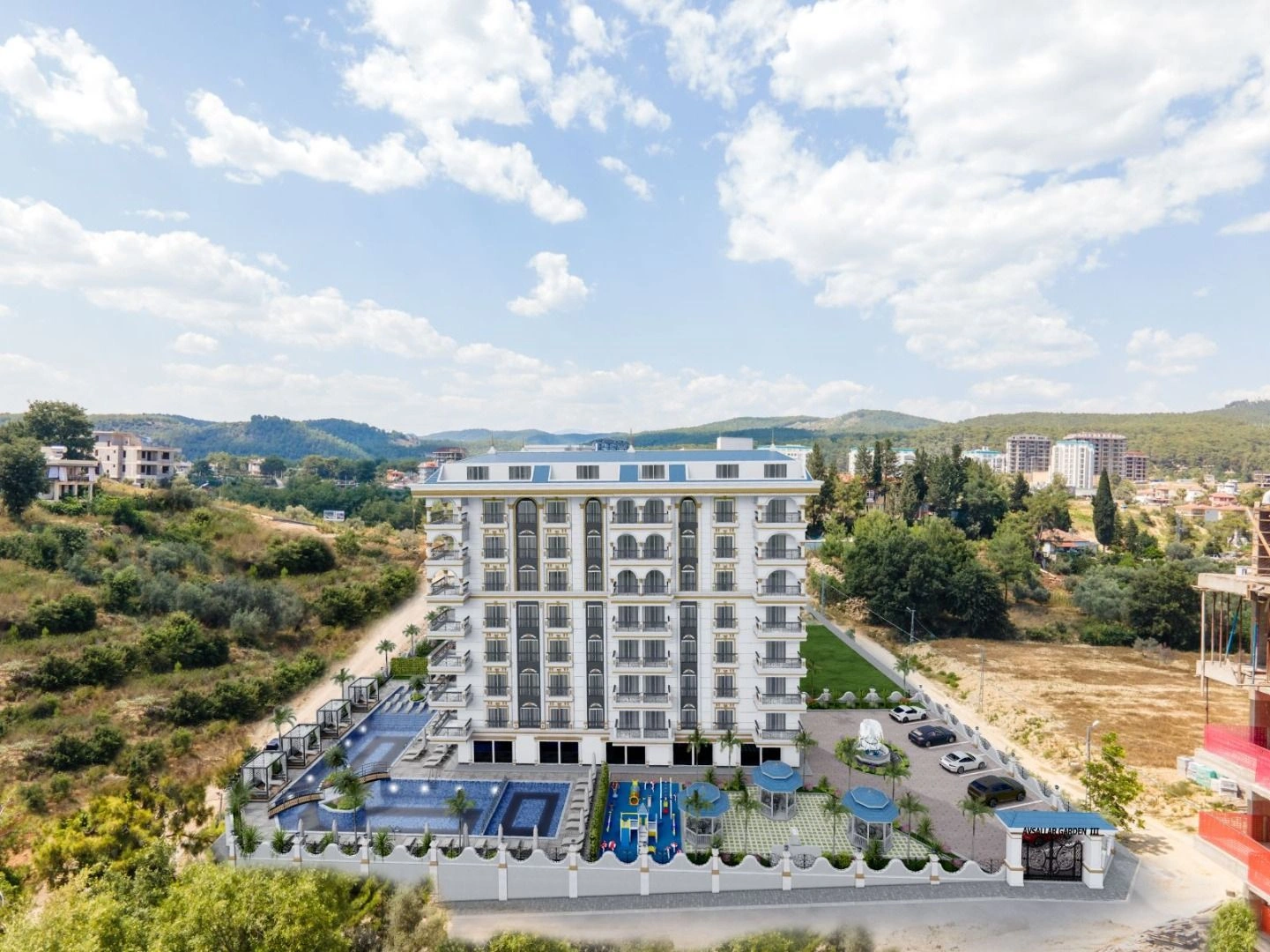 Luxury residential complex in Alanya Turkey