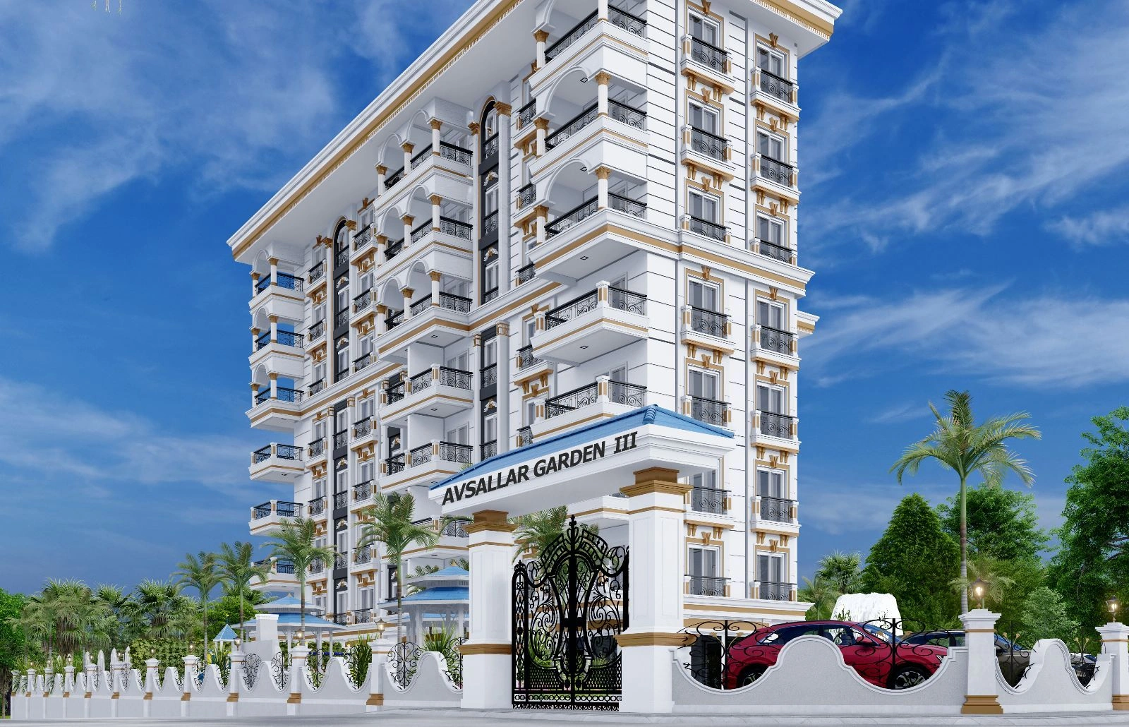 Luxury residential complex in Alanya Turkey
