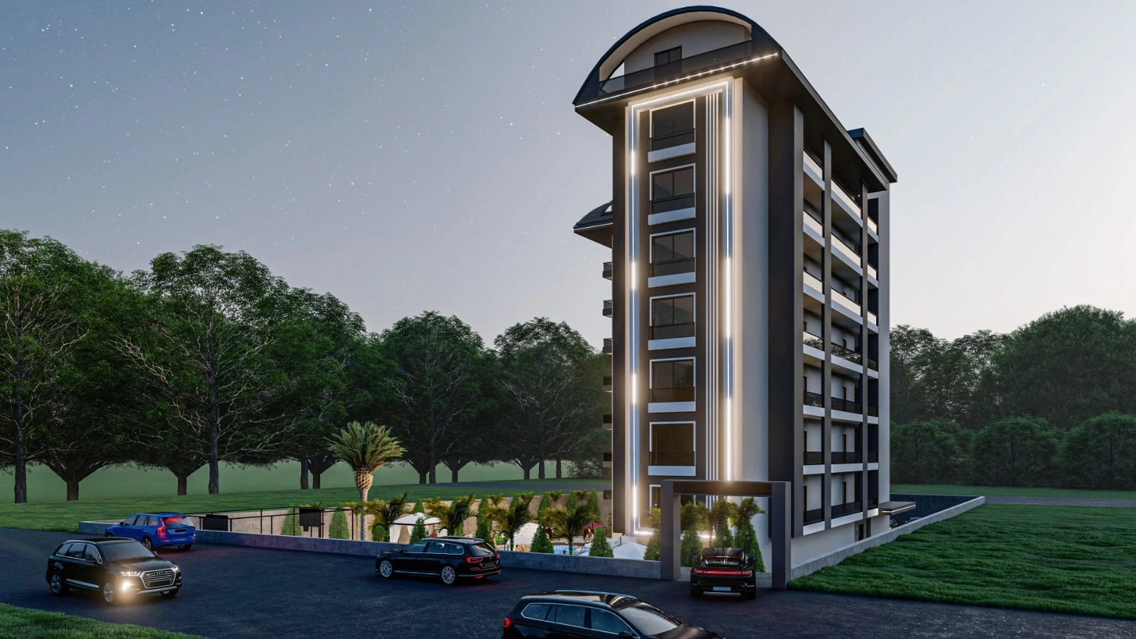 Alanya'da lüks konut kompleksi