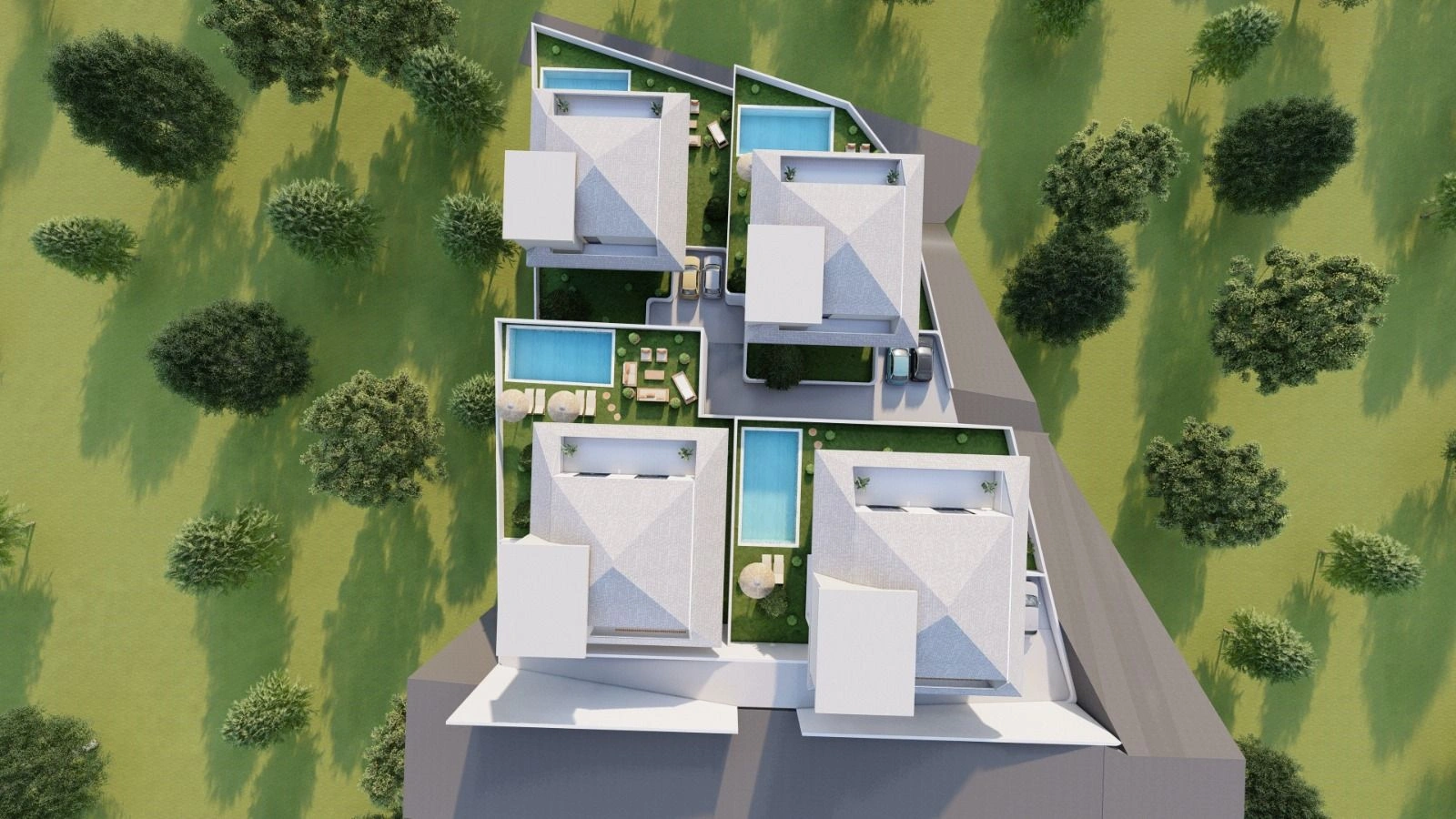 Complejo de villas elite en la zona de Bektas, Alanya