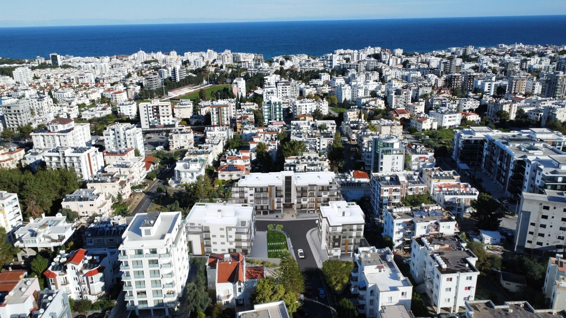 Modern residential complex in Girne