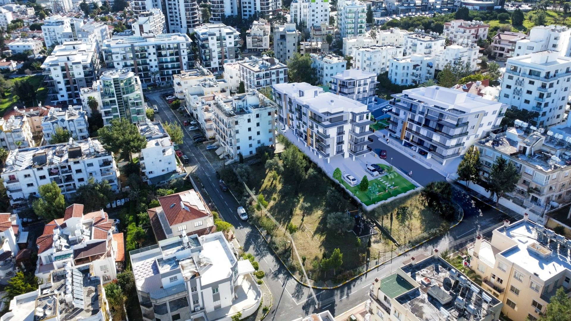 Modern residential complex in Girne