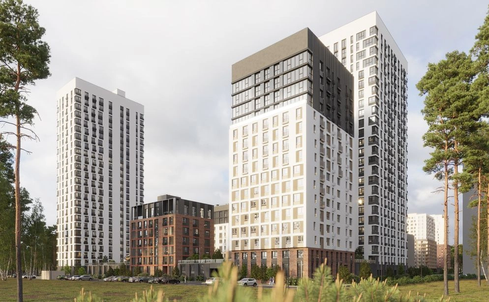 Modern family residential complex in the Verkh-Isetsky district