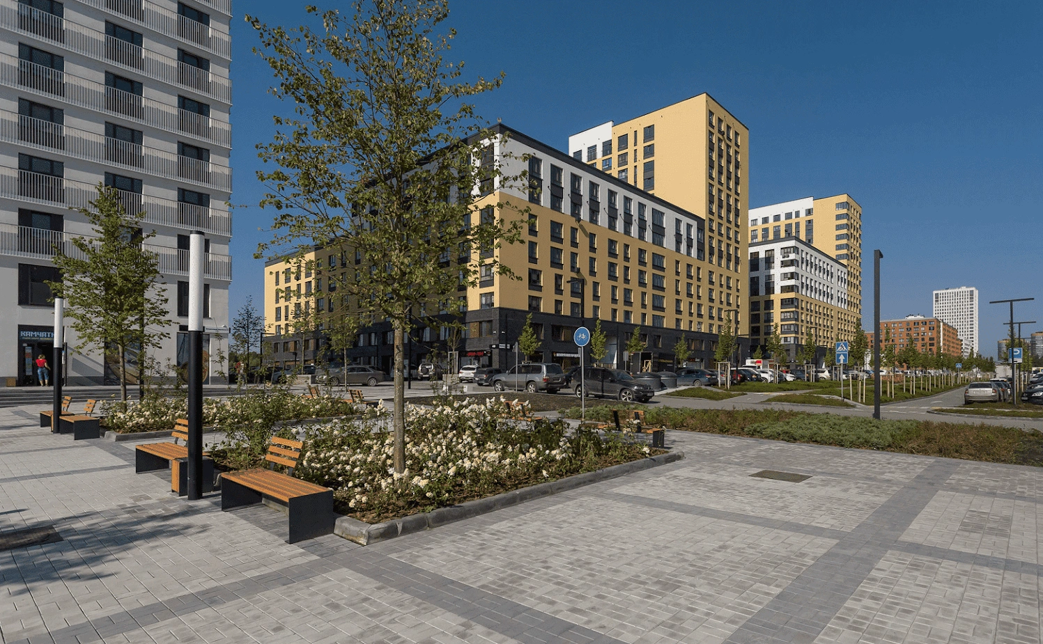 Residential complex in the Oktyabrsky district