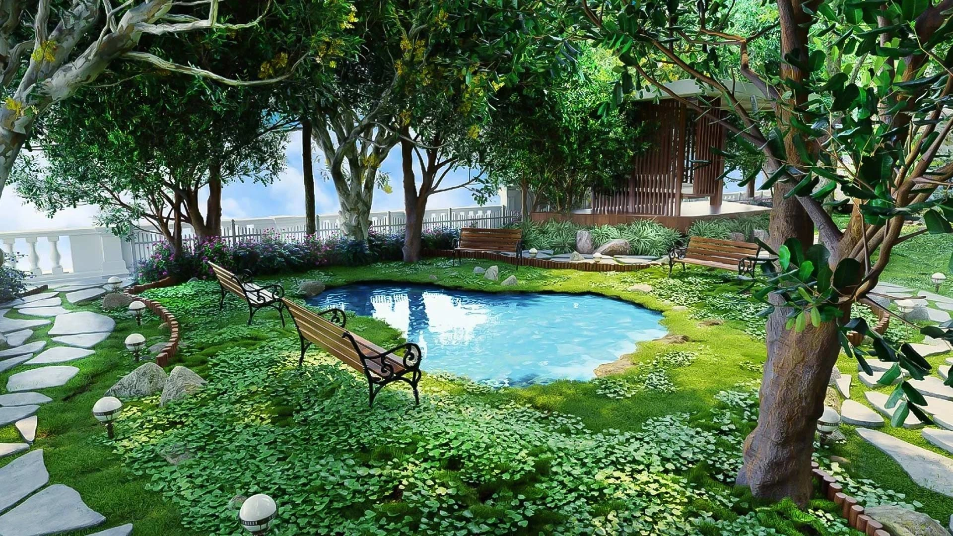 Luxurious property in the quiet green Arjan area of Dubai