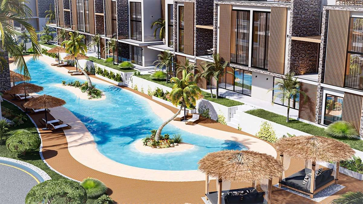 Modern luxury apartments in the Esentepe region