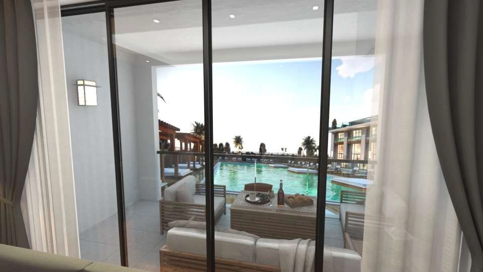 Project on coastline in Lapta area of Northern Cyprus