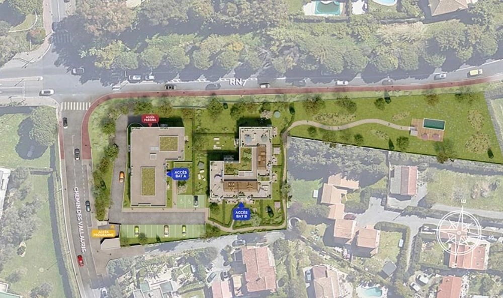 Luxury apartments in France, between Nice and Cannes