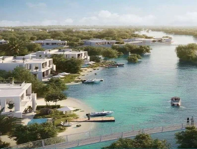 Luxury project on a separate island in Abu Dhabi, UAE