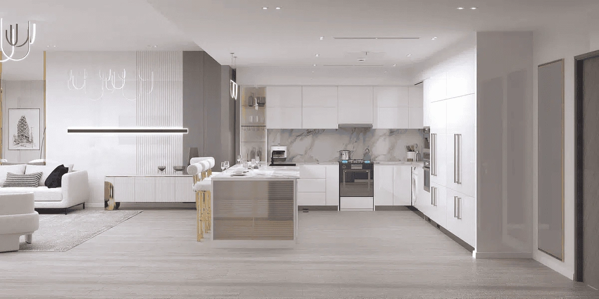 Luxurious residential complex in Dubai, UAE