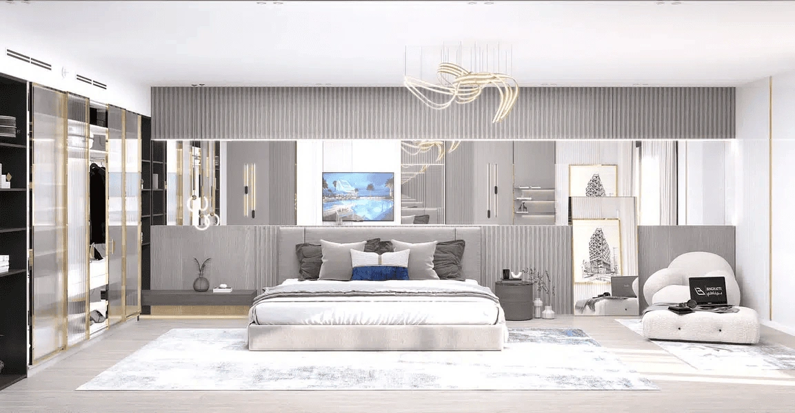 Luxurious residential complex in Dubai, UAE