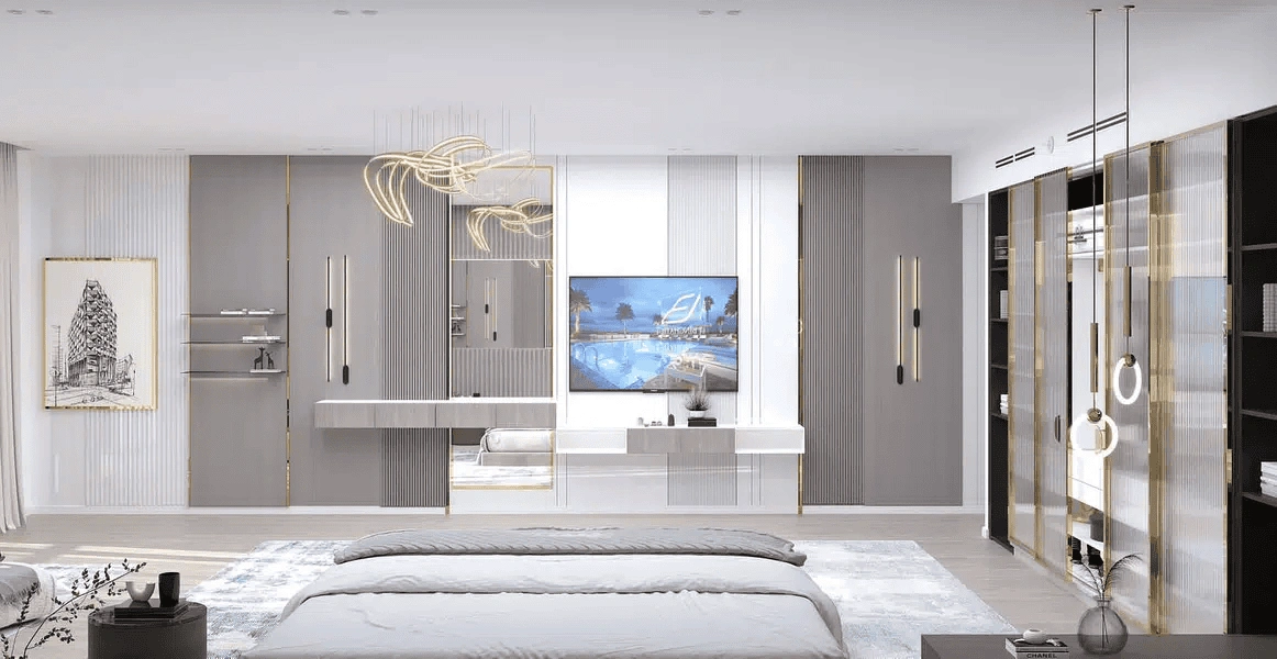 Luxurious residential complex in Dubai, UAE