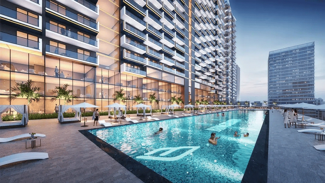 Luxurious residential complex in Dubai, UAE